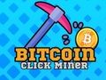 Spel Bitcoin klicka på gruvarbetare på nätet
