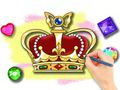Spel Målarbok: Royal Crown  på nätet