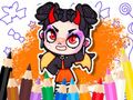Spel Målarbok: Avatar World Cute Devil  på nätet