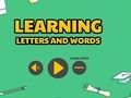 Spel Lära Bokstäver Och Ord  på nätet