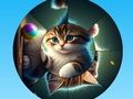 Spel Runda pussel Samla bilder med söta kattungar  på nätet