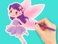 Spel Målarbok: Flower Fairy  på nätet