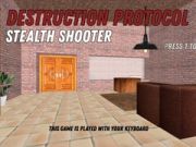 Spel Förstörelseprotokoll stealth shooter på nätet