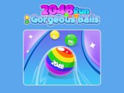 Spel 2048 Kör: Underbara bollar på nätet