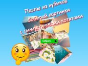 Spel Jigsaw Cube Pussel Samla bilder med söta kattungar  på nätet