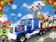 Spel Christmas Animal Transporter Lastbil  på nätet