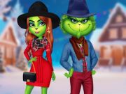 Spel Grinchparet Holiday Dress Up  på nätet