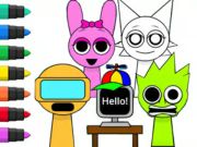 Spel Målarbok: Sprunki Incredibox  på nätet