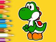 Spel Målarbok: Yoshi Fishing Day  på nätet