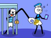 Spel Stickman Troll Thief Pussel  på nätet