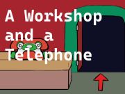 Spel En verkstad och en telefon  på nätet