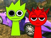 Spel Squid Sprunki Shooter Game 2 på nätet