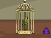 Spel Grön budgie fly på nätet