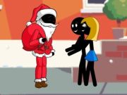 Spel Stickman jultomten på nätet