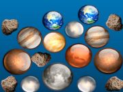 Spel Slå samman Planets Space!  på nätet