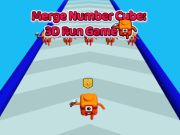 Spel Slå samman nummer Cube 3D Run Game  på nätet