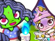Spel Pussel: Elphaba och Glinda  på nätet