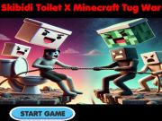 Spel Skibidi Toalett x Minecraft Tug War  på nätet