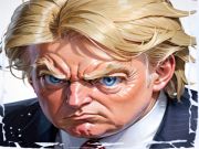 Spel Roliga ansiktskrig Trump vs Kim  på nätet