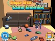 Spel Sniper sköt camo fiender  på nätet