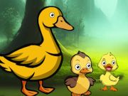 Spel Duck Family når damm  på nätet