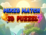 Spel Blandad match 3D -pussel  på nätet