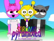 Spel Sprunki Pyramixed: Human Edition  på nätet
