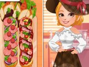 Spel Roxies kök franska brödpizza  på nätet
