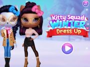Spel Kitty Squad Winter Dress Up  på nätet
