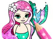 Spel Målarbok: Little Mermaid på nätet Spel Målarbok: Little Mermaid på nätet