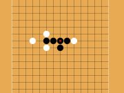 Spel Gomoku fem stenar i rad  på nätet