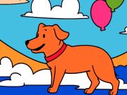 Spel Färg efter kod: gul hund  på nätet