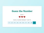 Spel Gissa numret  på nätet