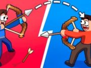 Spel Två bågskyttar bågar duell på nätet Spel Två bågskyttar bågar duell på nätet