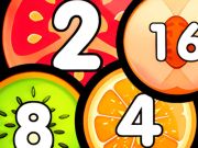 Spel Merge Balls Shooter 2048 Connect Fruits  på nätet