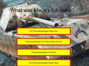 Spel Tankquiz: Maus  på nätet