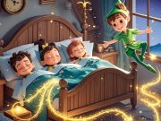 Spel Hitta skillnaderna: Peter Pan  på nätet