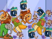 Spel Italiensk hjärnrot: Djur slår samman pussel  på nätet