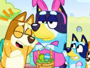 Spel Jigsaw Puzzle: Bluey Easter Dress Up  på nätet