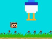 Spel Kycklingjockey flappy minecraft på nätet