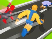 Spel Superhero Transform Change Race på nätet