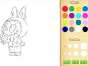 Spel Chibi labubu målarbok för barn på nätet
