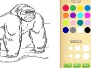Spel Zoo djur målarbok för barn på nätet