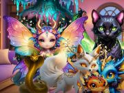 Spel Mystiska bekanta förtrollade bestiary på nätet