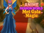 Spel Anime mode värld träffade galan magi på nätet