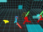 Spel Stickman Neon Sword Fighting på nätet