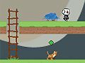 Spel Hund och ben är vän  på nätet
