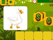Spel Ord djur för barn på nätet