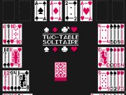 Spel Solitaire med två bord på nätet