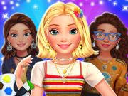 Spel Ellie och vänner konst blom estetik på nätet